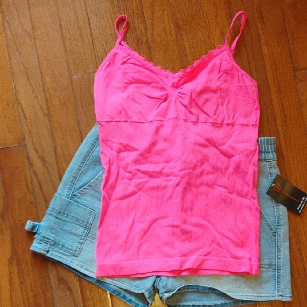 No Boundaries Neon Pink Camisole
